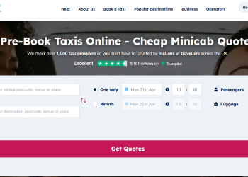Eenvoudig en voordelig een taxi boeken met Minicabit.com