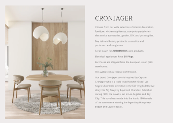 Cronjager – Když se funkčnost setkává s nadčasovým designem